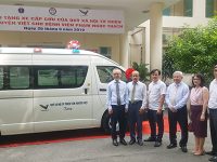 TRAO TẶNG XE CỨU THƯƠNG CHO BỆNH VIỆN PHẠM NGỌC THẠCH